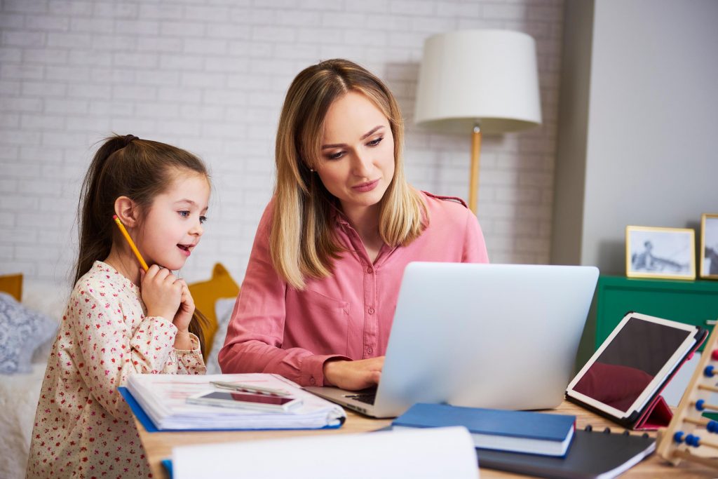 Parent and child homeschooling via the computer